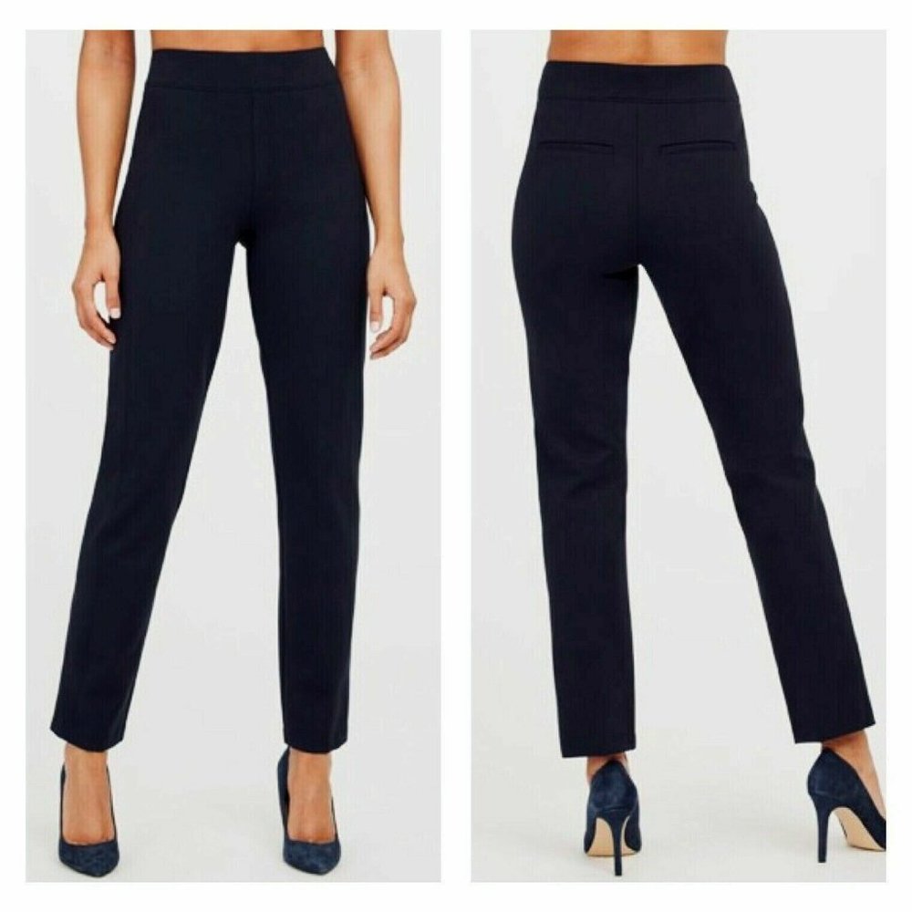 SPANX high waisted straight leg Ponte pant S Tall